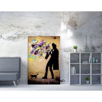 Barnes Canvas Schilderij | 50 otton/50% Polyester | Veelkleurig