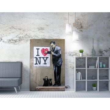 Barnes Decoratief Canvas Schilderij | 50 otton/50% Polyester | 50x70cm | Veelkleurig