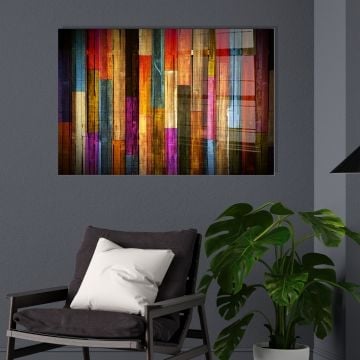 Bozeman Decoratief Glas Schilderij | 100% Gehard | 50x70cm