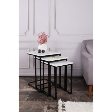 3-delige Woody Fashion Nesting Table Set