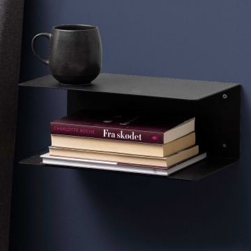 Wandplank Jolie 2 legplanken - zwart