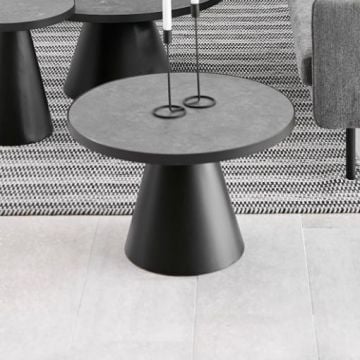 Salontafel Sarina ø65cm - zwart