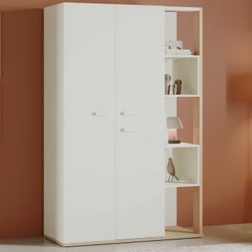 Kledingkast Camillia - 119,70x51,50x186,90 cm - Beige/terracotta