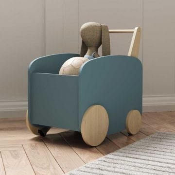 Opbergtrolley Firmiana | 49,8 x 35 x 53,3 cm | Blauw