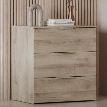 Ladekast Micheline - 80x41x81cm - 3 lades - eikdecor