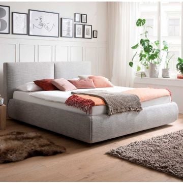 Bed met opbergruimte Celine 180x200 - lichtgrijs