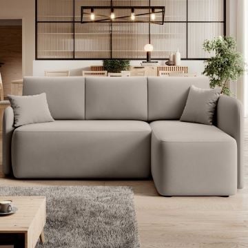 Hoekzetel Henrichs | 206 x 150 x 89 cm | Beige