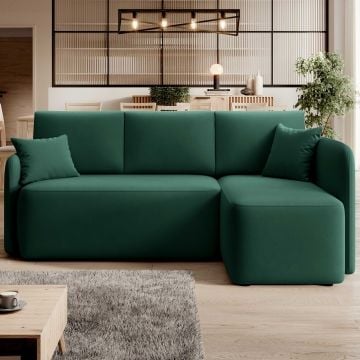 Hoekzetel Henrichs | 206 x 150 x 89 cm | Groen