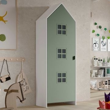 Kledingkast Casami Bruges - 58x37x172 cm - Groen