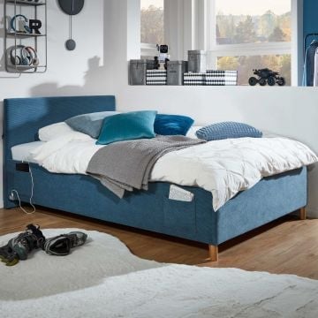 Eenpersoonsbed Cool | 90 x 200 cm | Blauw