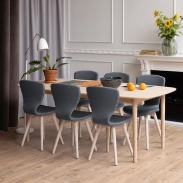 Ovale eettafel Aslan 210x100 - eik