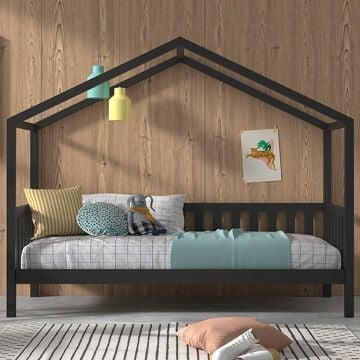 Bedhuisje Dallas 90x200 - antraciet