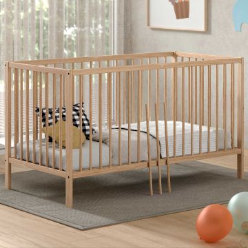 Peuterbed Dino 70x140cm - verstelbaar - dennenhout