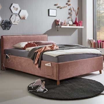 Kofferbed Ollie | 90 x 200 cm | Roze design