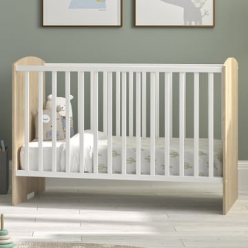 Babybed Zouma | 60 x 120 cm | Blonde Oak-design