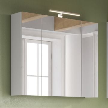 Spiegelkast Artis/Tucker met verlichting - wit