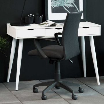 Sidetable/bureau Jupiter 110 cm 3 lades - wit