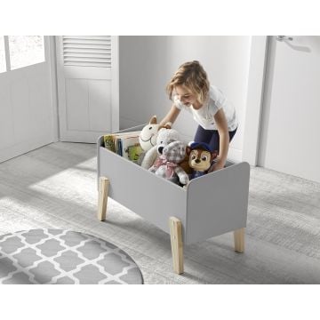 Kiddy speelkoffer - lichtgrijs