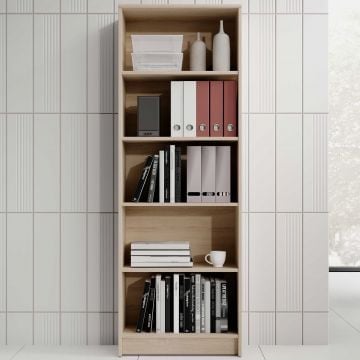 Boekenkast Viviane 60x172cm - eik