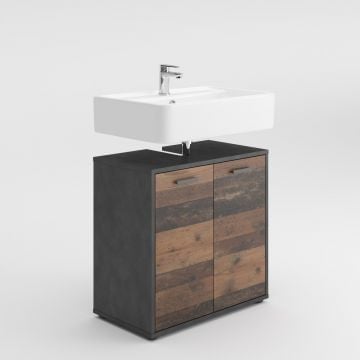 Wastafelonderkast Madoc 60cm, 2 deuren - Old Style 