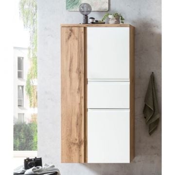 Middelgrote opbergkast Varese | 65 x 35 x 130 cm | Wit