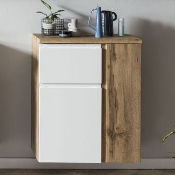 Bijzetkast badkamer Varese | 65 x 35 x 64 cm | Wit
