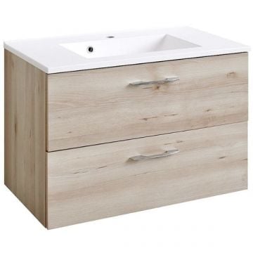 Wastafelmeubel Portofino | 80 x 47 x 54 cm | Beech-design