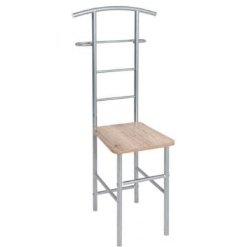 Kledingrek met zitvlak | 46 x 46 x 109 cm | 90 kg draagvermogen