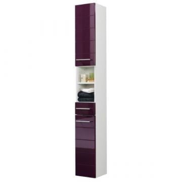 Kolomkast Rimini | 25 x 20 x 181 cm | Wijnrood