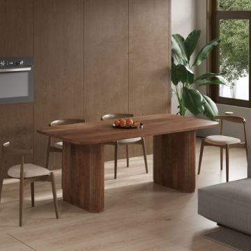 Eettafel Jeanke | 200 x 100 x 77 cm | Mangohout