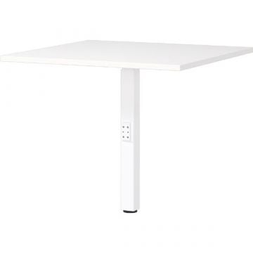 Hoekstuk voor hoekbureau Hermoso | 80 x 80 x 68 cm | Wit