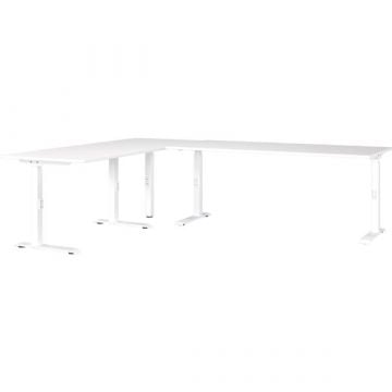 Hoekbureau Hermoso | 240 x 220 x 71 cm | Wit
