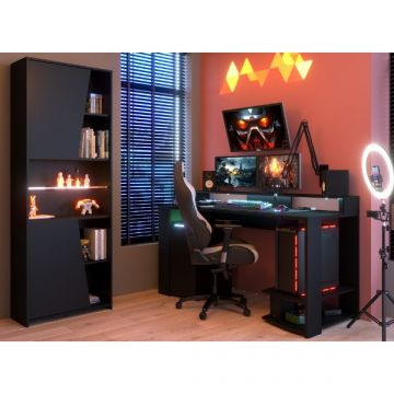 Set Gaming | Bureau en Boekenkast