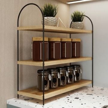 Keukenrekje Woody Fashion | 45 x 17 x 42 cm | Oak-design