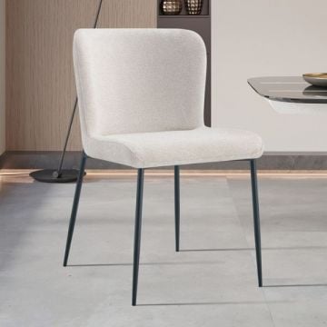 Eetkamerstoel Lisa | 50 x 62 x 85 cm | Beige
