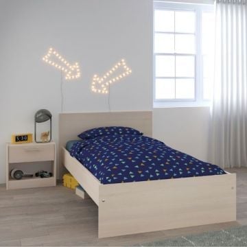 Kinderkamercombinatie Charly 90x200 | Kinderbed, nachtkastje