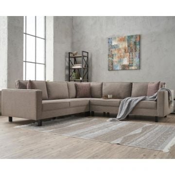 Hoekzetel Balcab Home | 258 x 258 x 83 cm | Beige