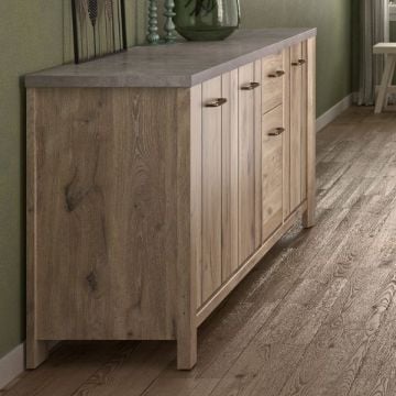 Dressoir Basalte | 220 x 50 x 88 cm | Viking Oak-design