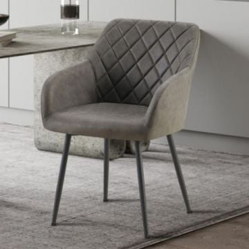 Stoel Evita | 56 x 62 x 82 cm | Grijs