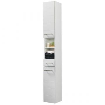 Kolomkast Rimini | 25 x 20 x 181 cm | Wit