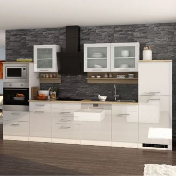 Keukenset Milan | Inclusief toestellen | High Gloss White