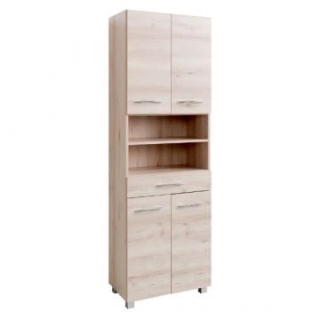 Veelzijdige opbergkast Portofino | 60 x 35 x 180 cm | Beech Oak-design