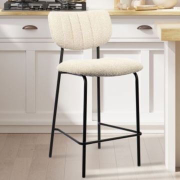 Barkruk Georgi | 46 x 53 x 97 cm | Beige