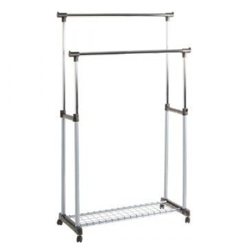 Kledingrek met verstelbare rails | 15 kg draagvermogen