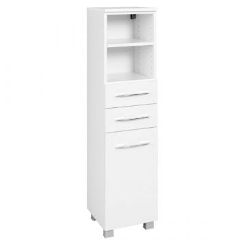 Kolomkast Portofino | 30 x 35 x 117 cm | Wit