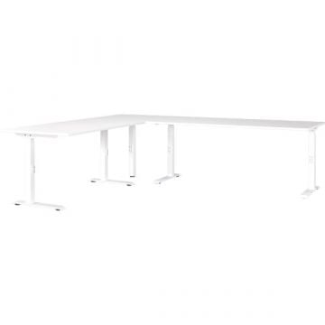 Hoekbureau Hermoso | 260 x 220 x 71 cm | Wit