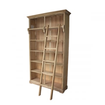 Boekenkast Yvon met trap - teak