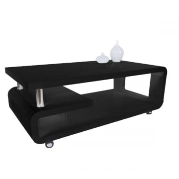 Tweede kans Salontafel Hakim 115x60 - hoogglans zwart