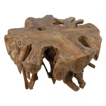 Salontafel Root 80x80x40cm teakhout (wortel)