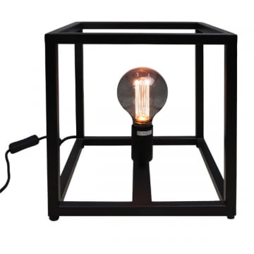 Tafellamp Fremont 26x26x26cm metaal -zwart